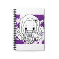 Purple anime inspired Spiral Notebook - Ruled Line